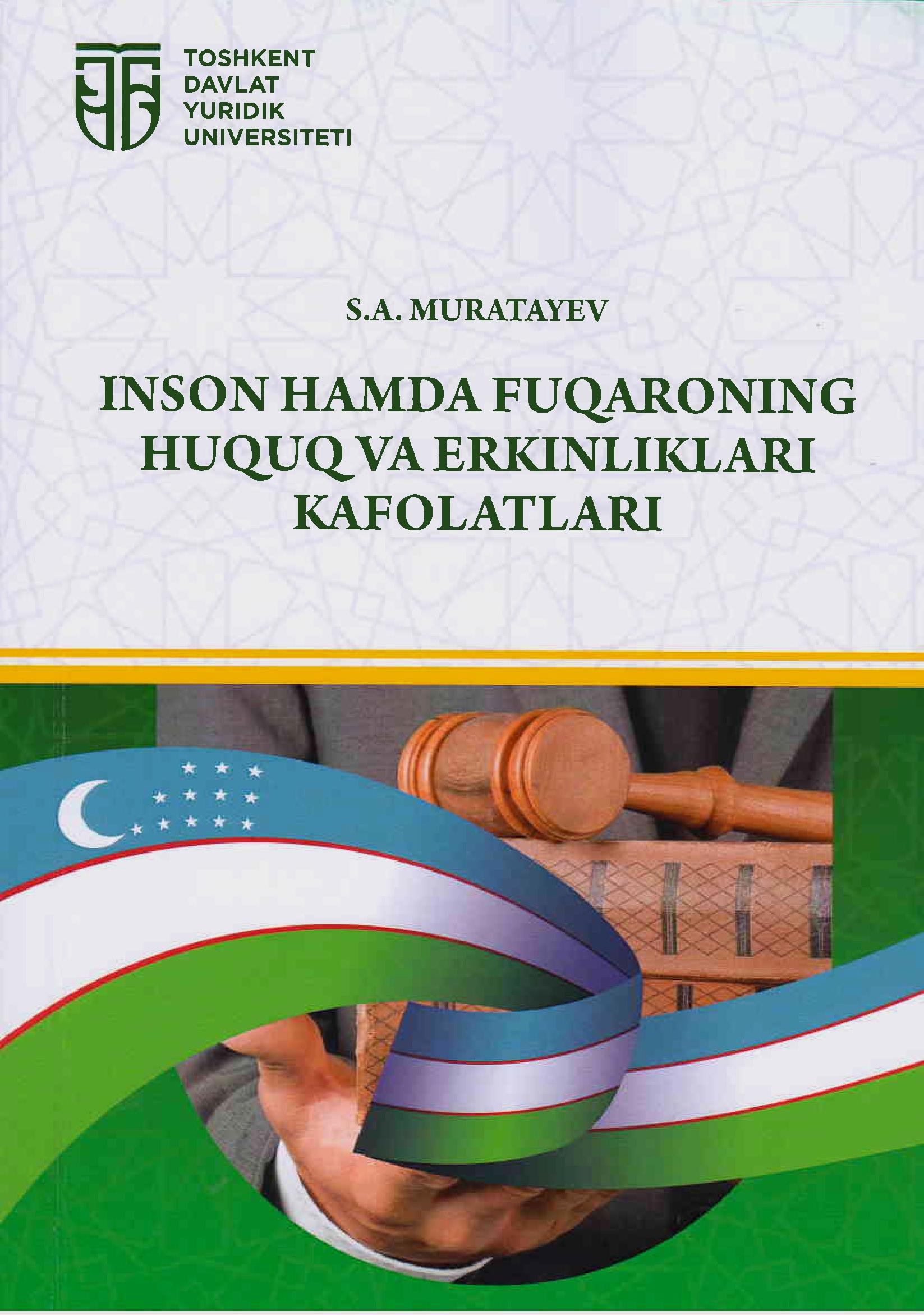 Inson hamda fuqaroning huquq va erkinliklari kafolatlari