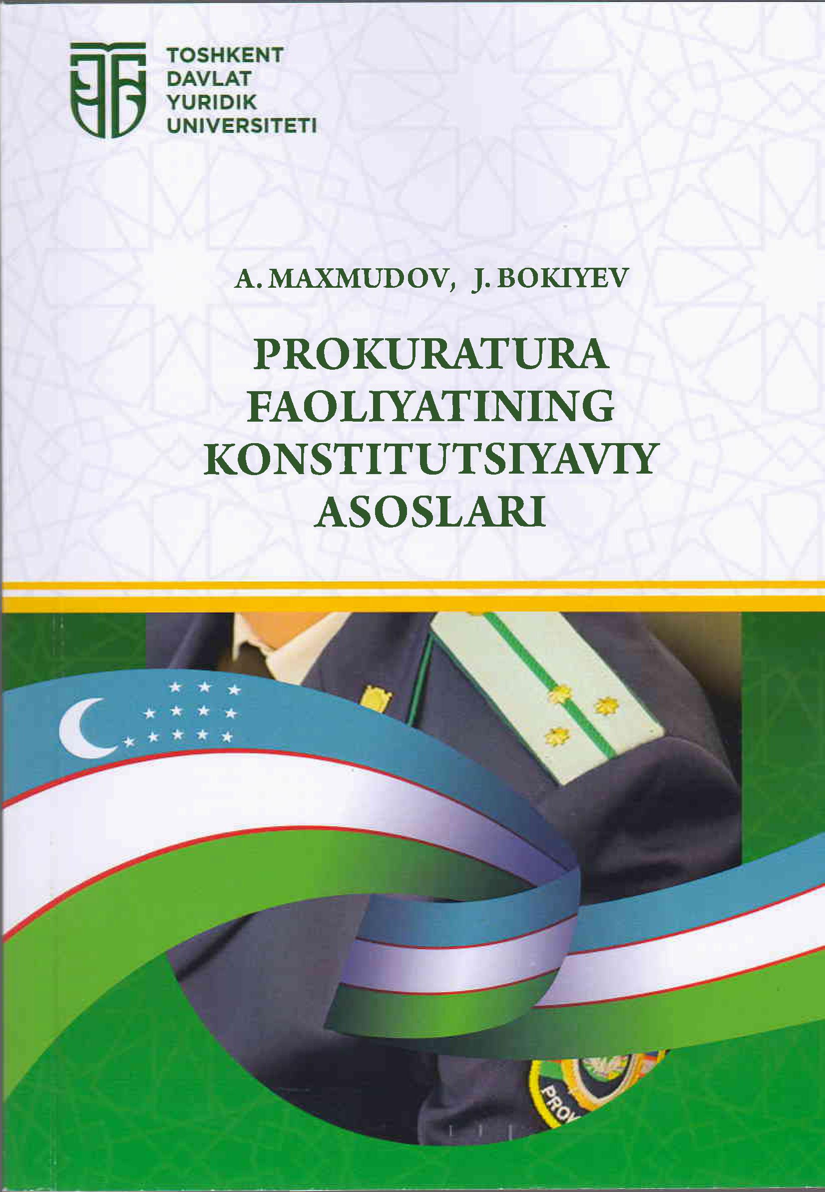 Prokuratura faoliyatining konstitutsiyaviy asoslari