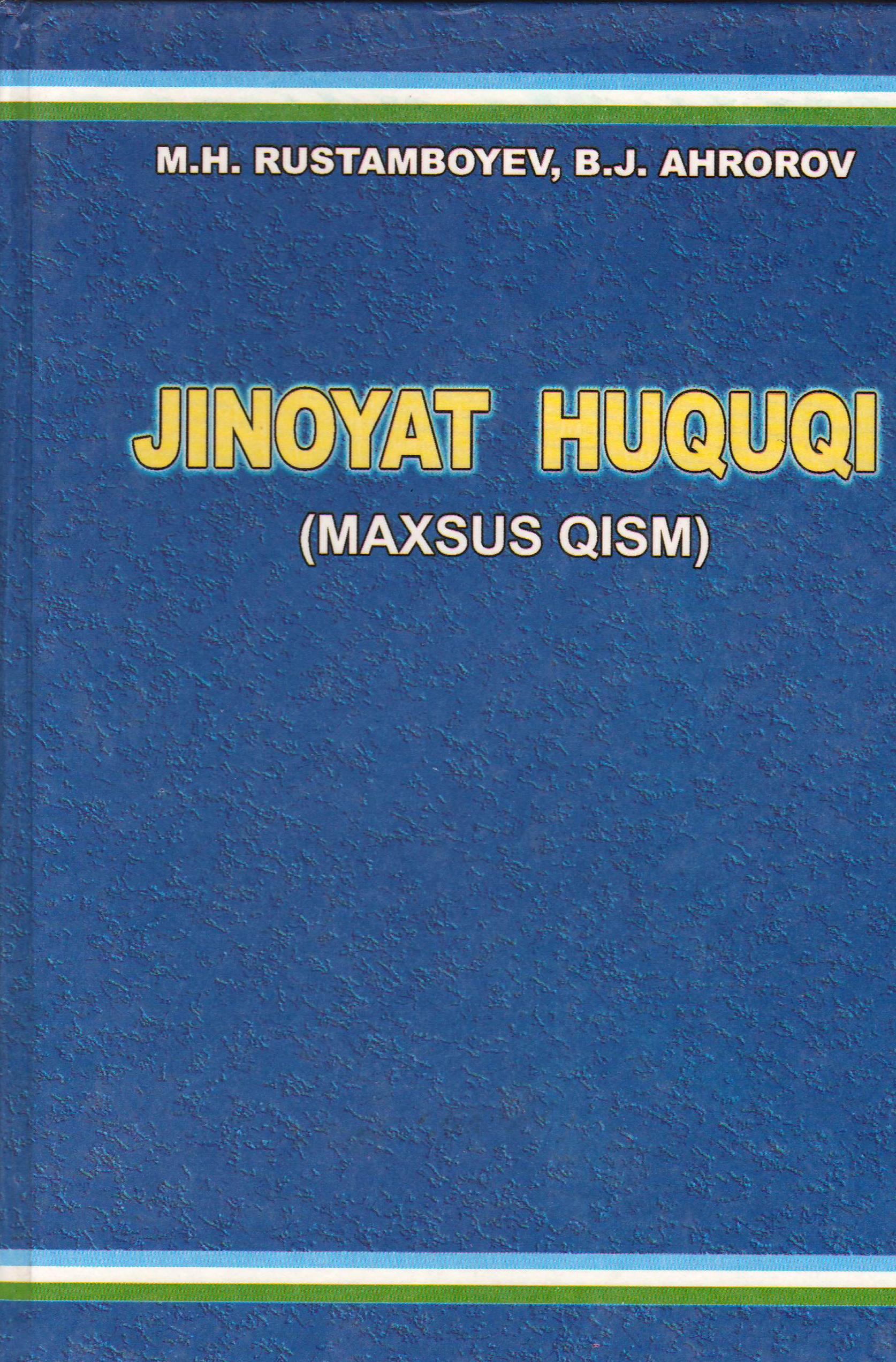 Jinoyat huquqi