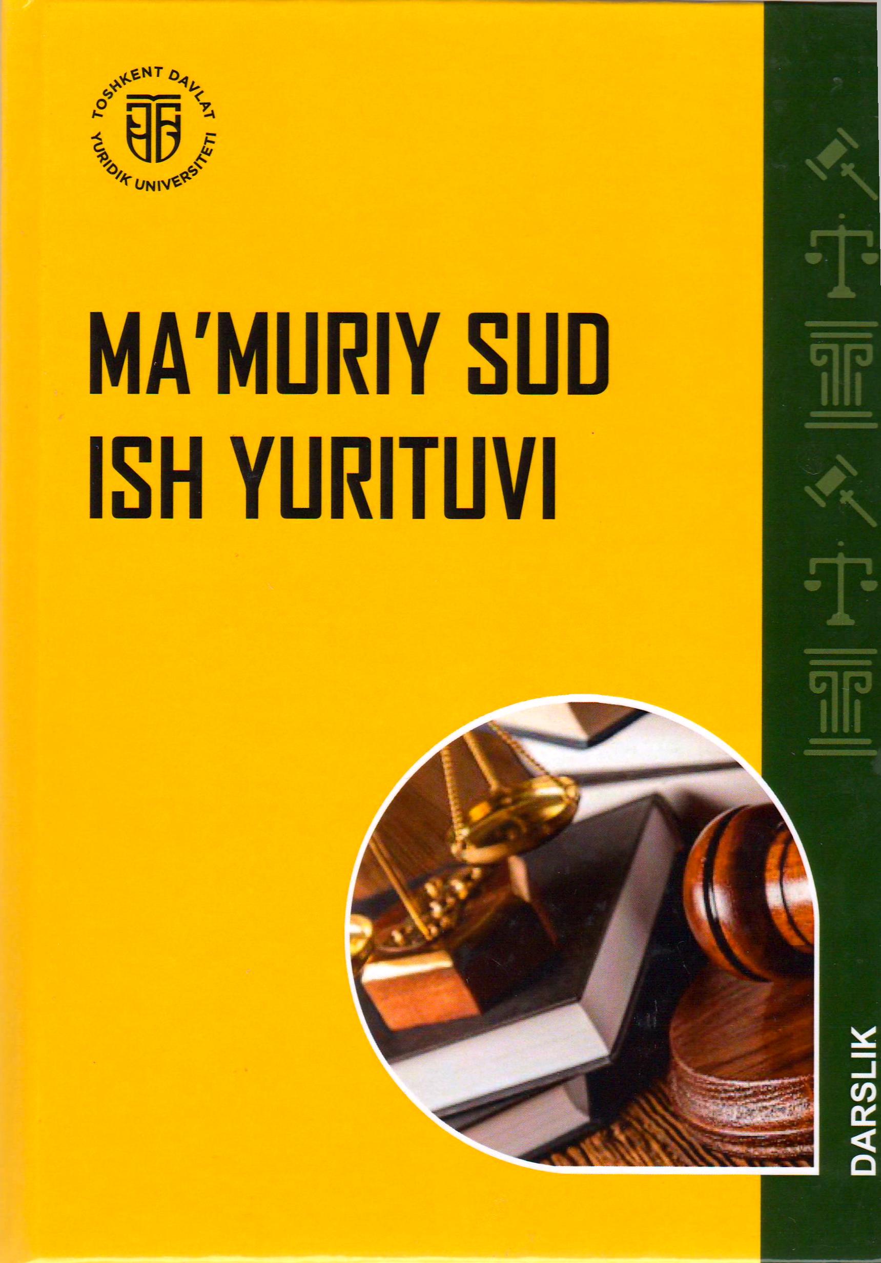 MA'MURIY SUD ISHI YURITUVI