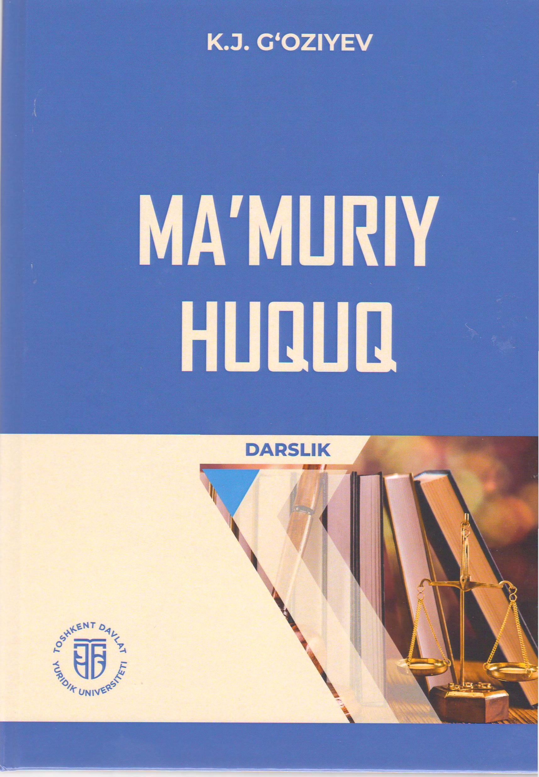 MA'MURIY HUQUQ